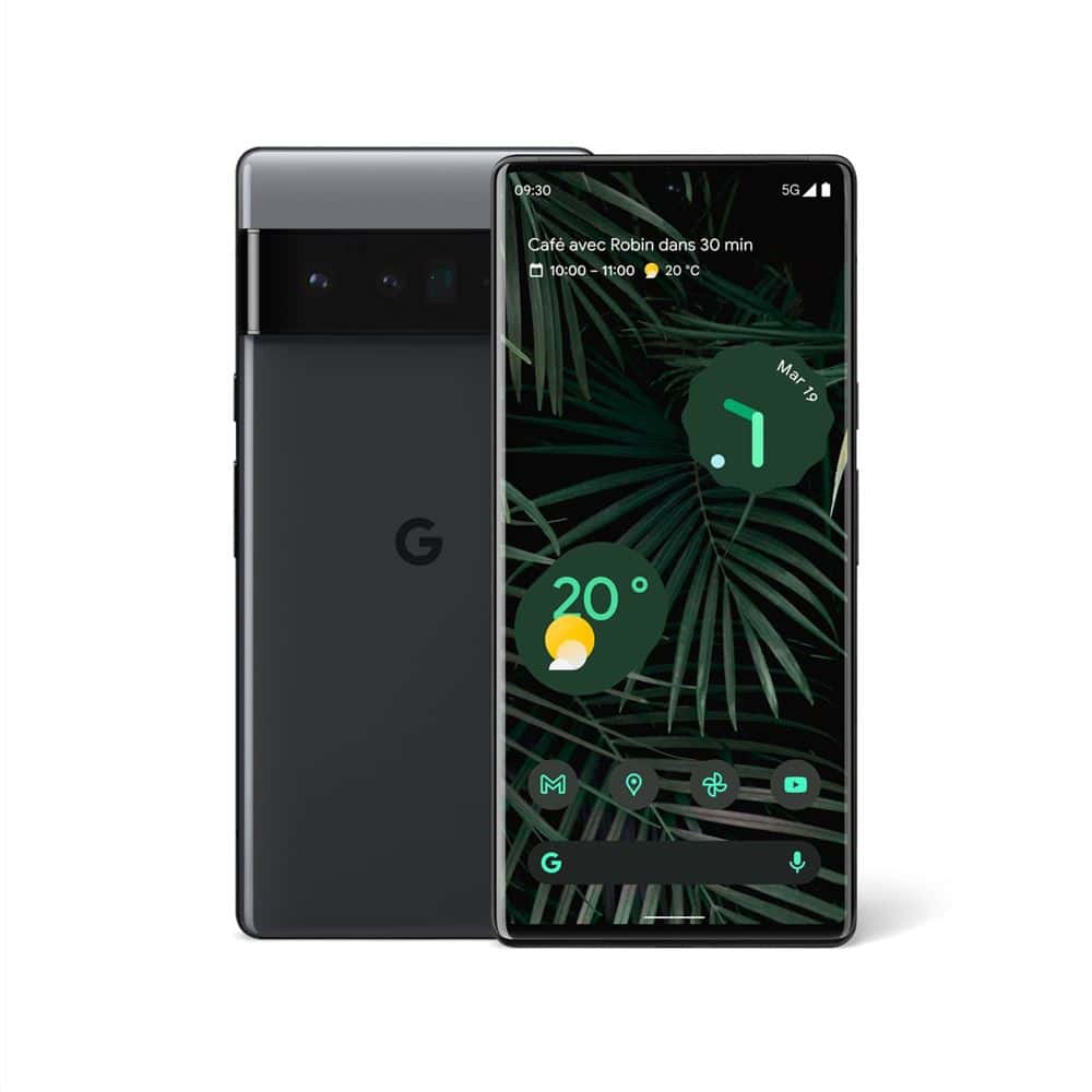 smartphone google pixel 6 pro 6 7 5g double sim 128 go noir carbone