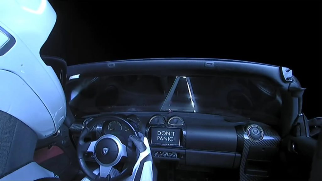Image 1 : Tesla Roadster : après quatre ans dans l'espace à quoi ressemble-t-il ?