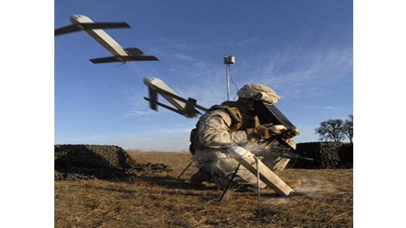 Le drone switchablade en lancement - Crédits : Wikimedia