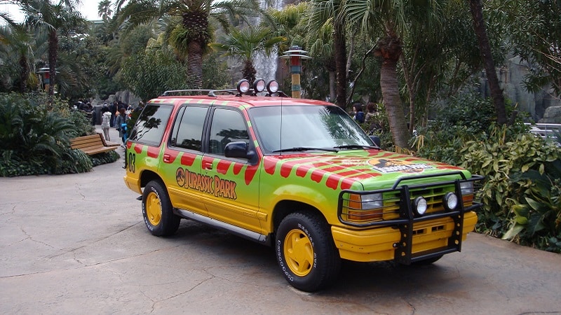 Le Ford Explorer utilisé dans Jurassic Park