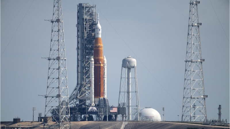La NASA stoppe in-extremis le test de sa fusée SLS-Orion - Crédits : NASA