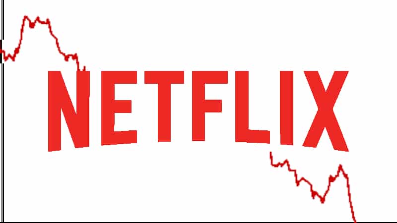 L'action de Netflix plonge (montage) - Crédits : Netflix