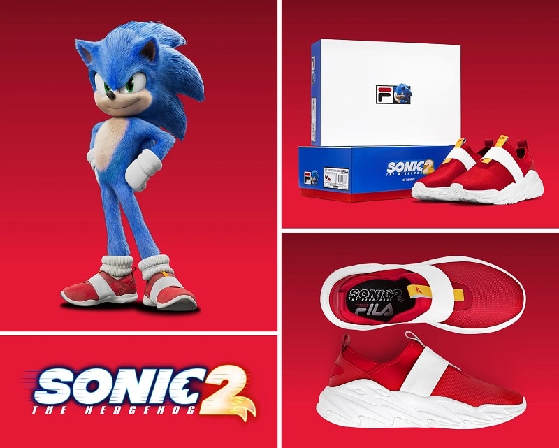 Les sneakers à l'effigie de Sonic 2