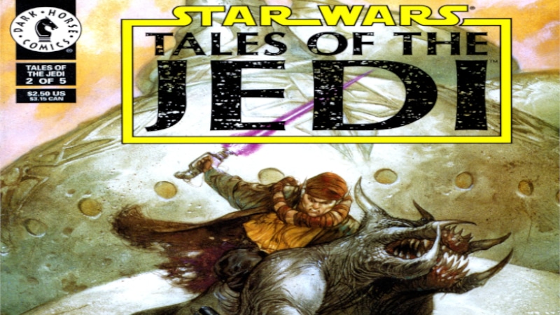 Couverture du Comic Tales of the Jedi - Crédits : Dark Horse Comics