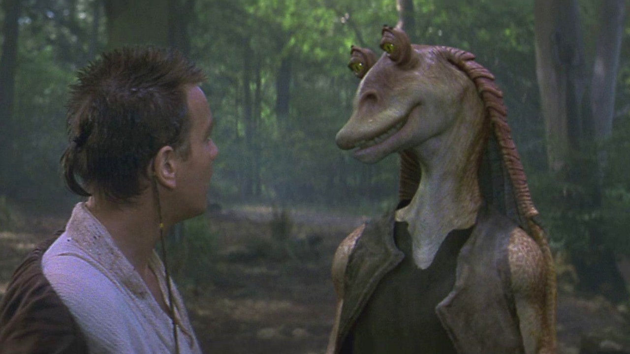 Obi Wan Kenobi et Jar Jar © Lucasfilm Ltd.