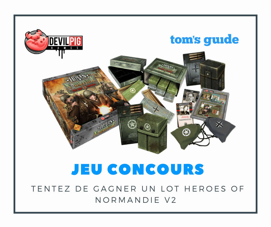 Concours Heroes of Normandie on vous offre le meilleur jeu de plateau tactique de 2022