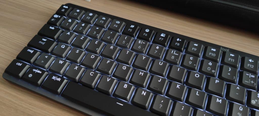 Clavier mécanique Logitech MX clicky mini sans fil éclairé