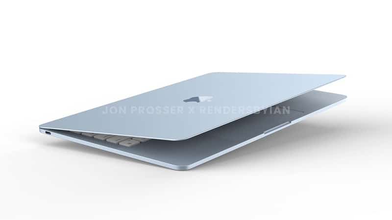 Rendu du MacBook Air 2022