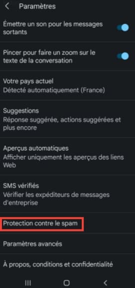 Image 3 : Android : bloquez les messages frauduleux grâce à cette fonction cachée !