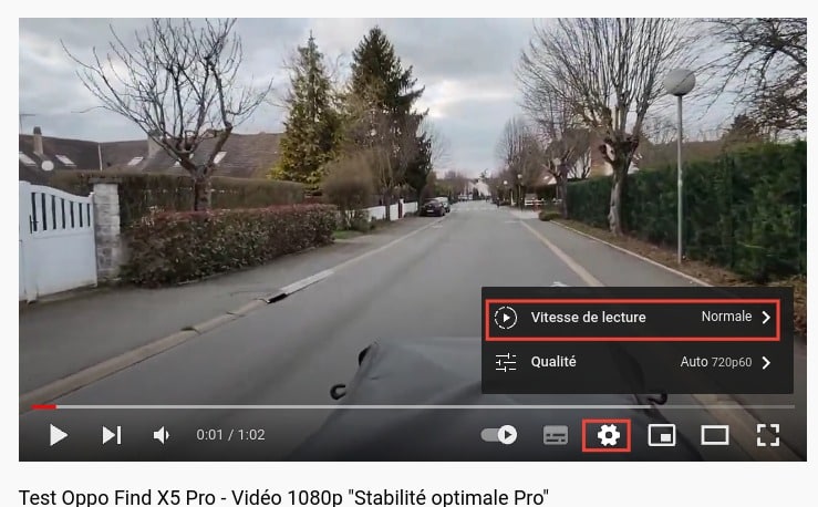 Image 4 : YouTube : comment accélérer ou ralentir une vidéo