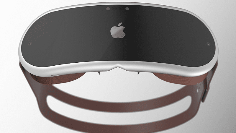 Concept du casque de réalité mixte d’Apple