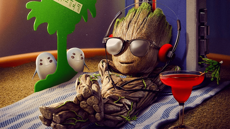 i am groot serie animee