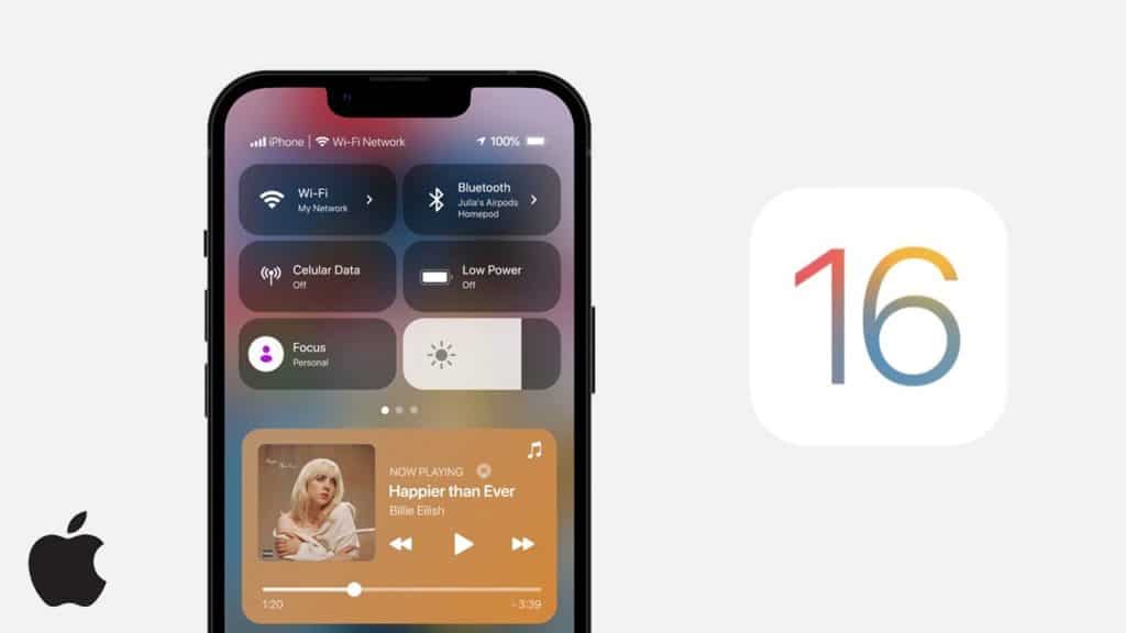 Concept d'iOS 16 © Techblood