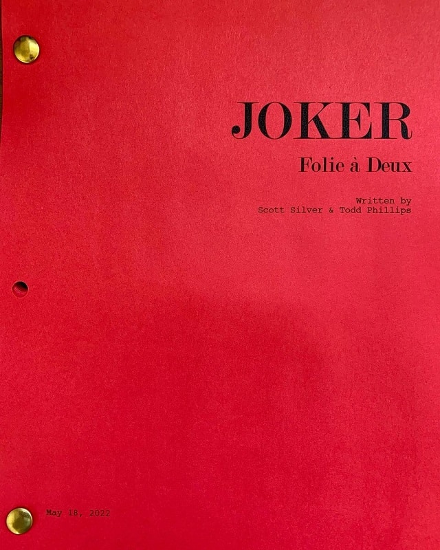 Le script de Joker : Folie à Deux