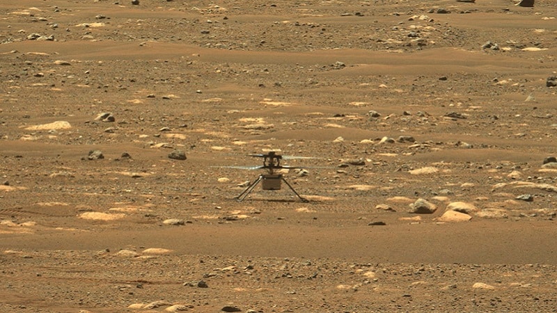 L'hélicoptère Ingenuity sur Mars