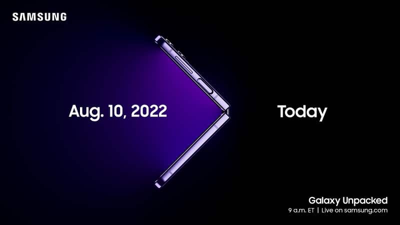 Samsung annonce le Galaxy Unpacked pour le 10 août 2022