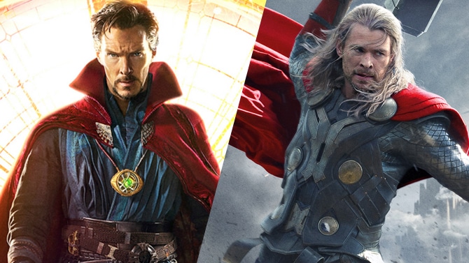 Docteur Strange et Thor © MCU