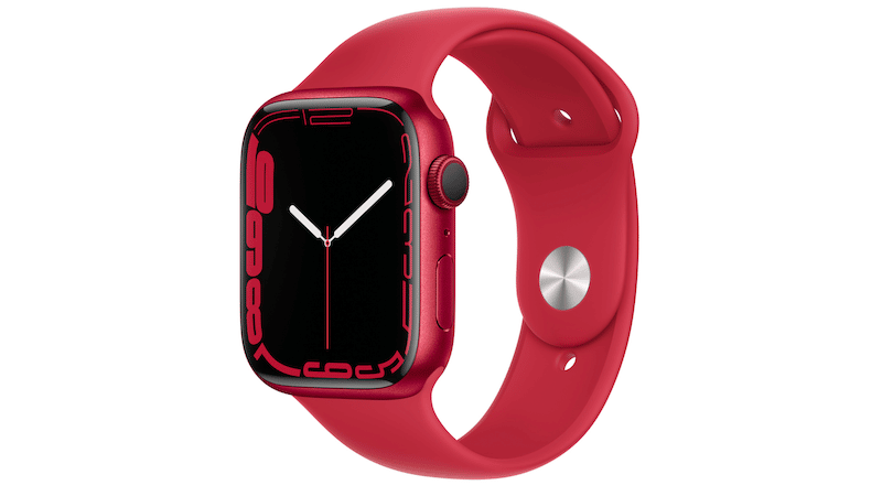 L'Apple Watch Series 7 en rouge