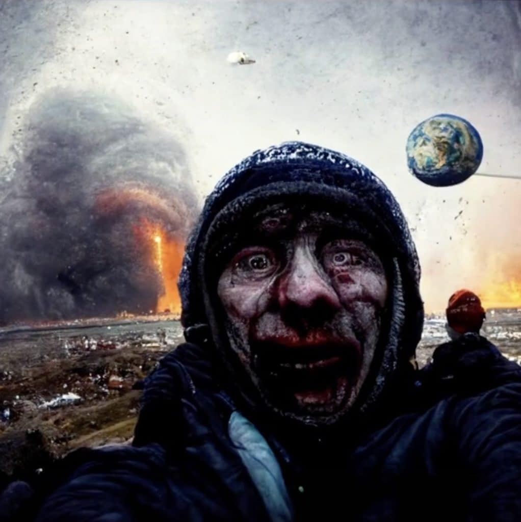 Image 4 : Voici les derniers selfies avant la fin du monde