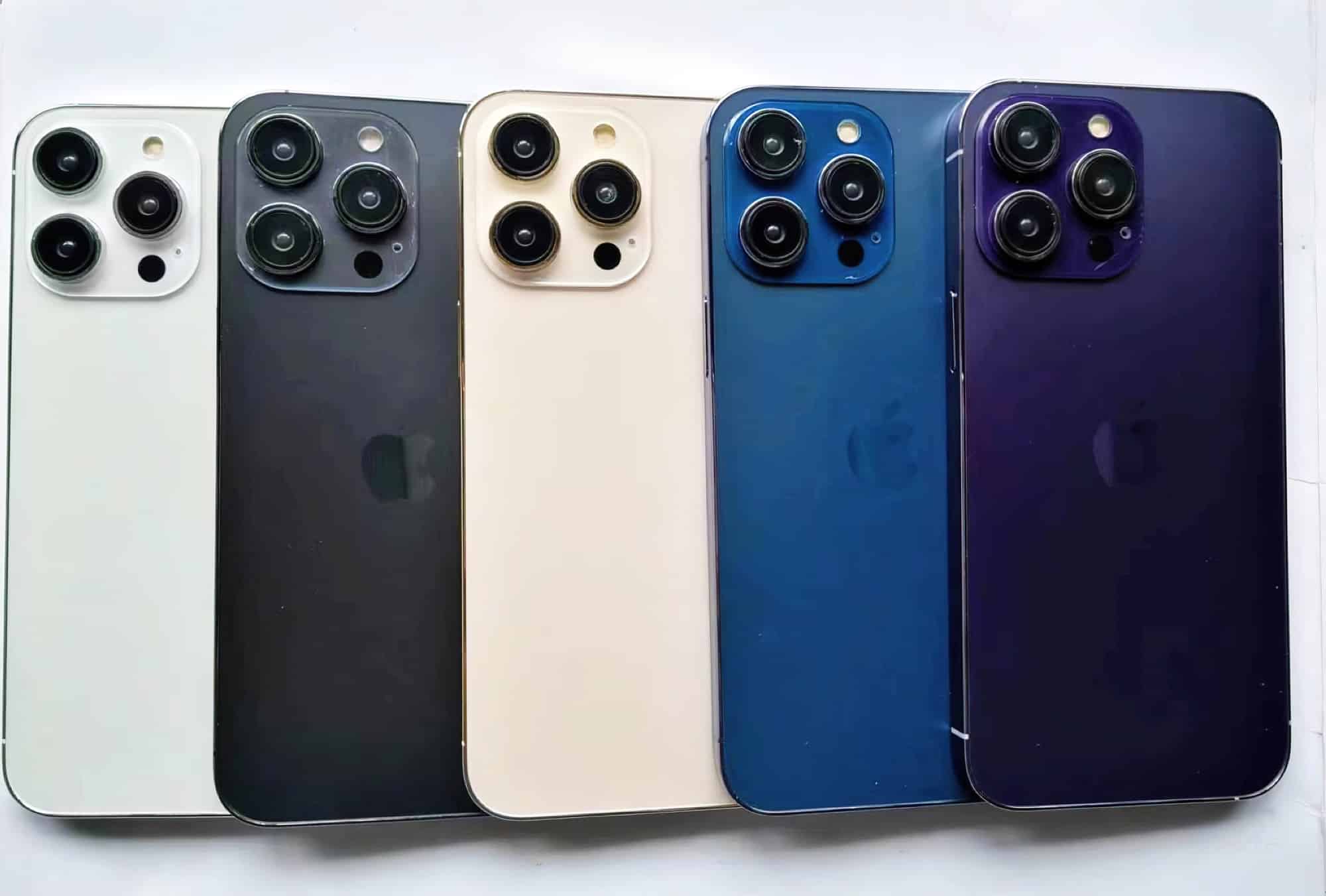 Les nouveaux coloris de l'iPhone 14 Pro Max