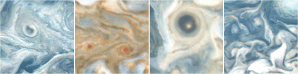 Image 1 : La NASA veut que vous l'aidiez à repérer ces vortex fascinants sur Jupiter