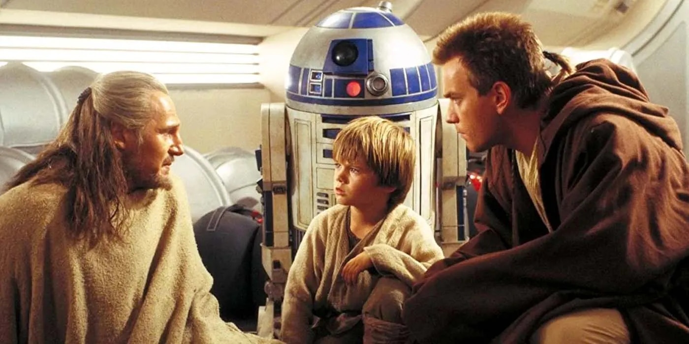 Qui Gon, Anakin et Obi Wan