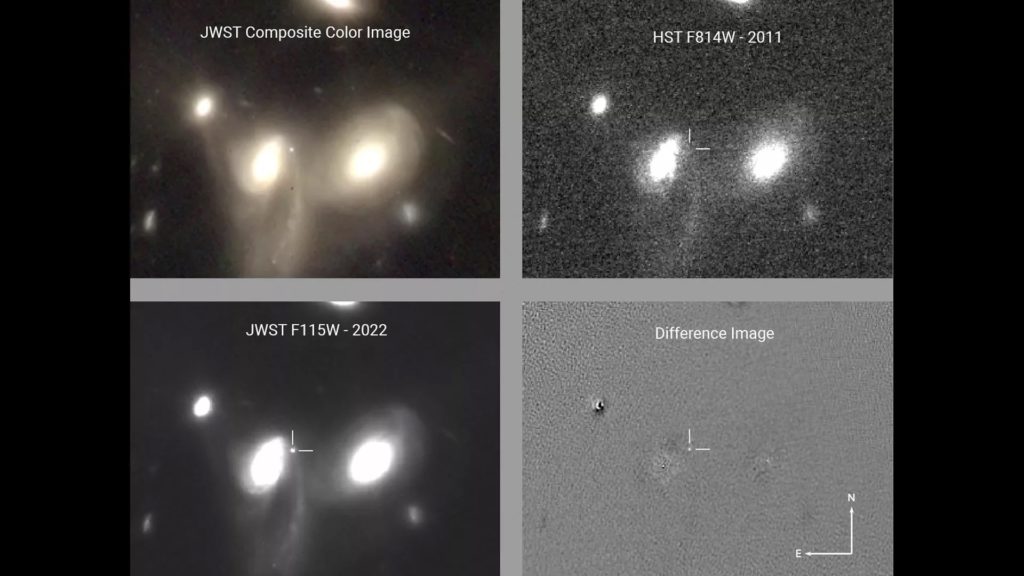 Image 1 : James Webb : le télescope aurait capturé sa toute première supernova