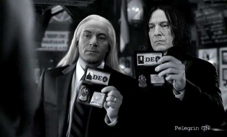 Jason Isaacs et Alan Rickman