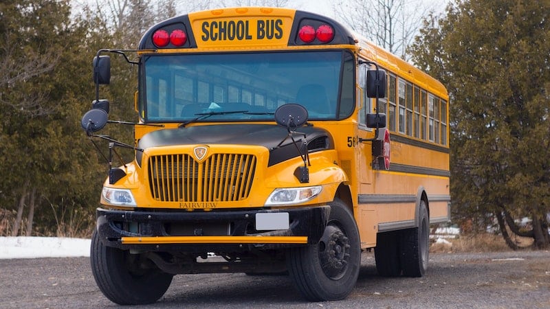 Un bus scolaire américain