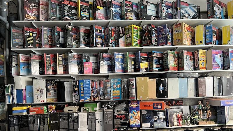 Une partie de la collection de consoles à 1 million d'euros