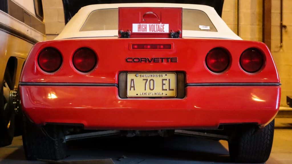 La Corvette EV de Motorola © Kevin Willims, The Drive