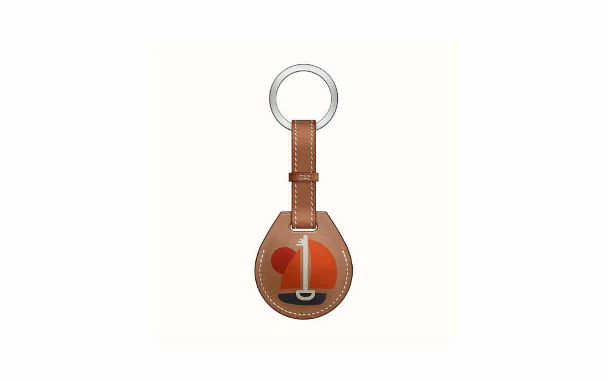 Le porte clef Hermès pour AirTag © Hermès, Apple