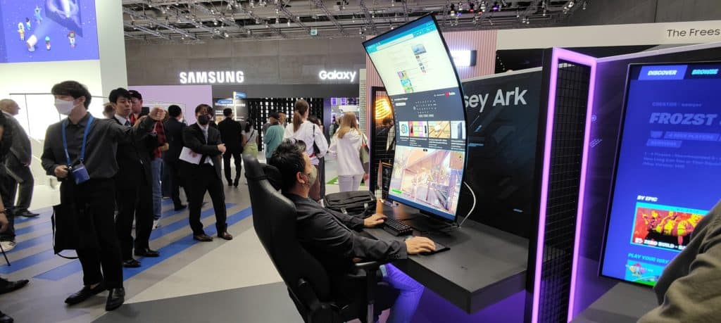 Samsung Odyssey Ark gaming écran