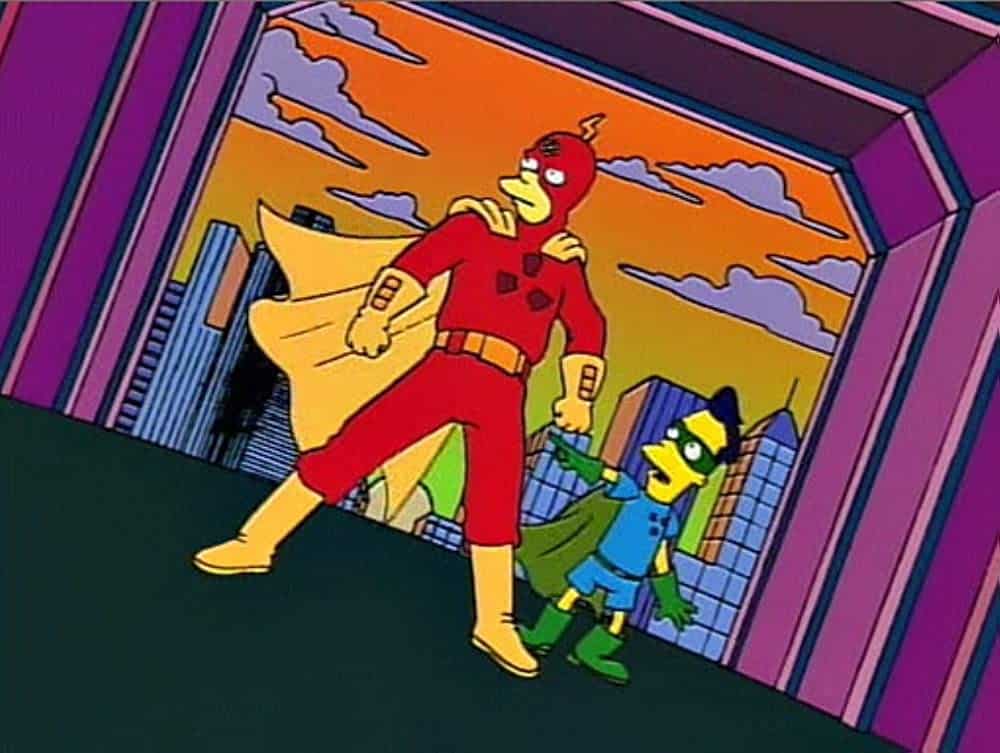 Image 1 : Les Simpson ont prédit le succès des super-héros et les acteurs décédés en CGI