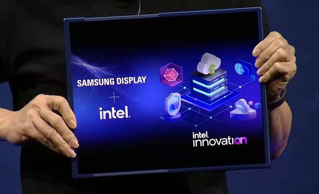 L'écran coulissant de Samsung