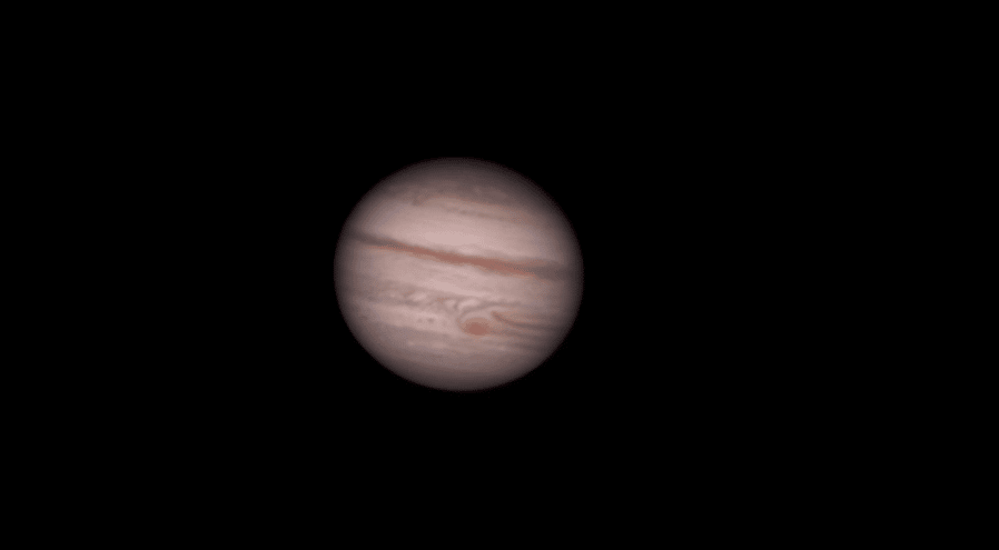 Image 1 : Ce sublime timelapse de Jupiter est composé d'un demi-million de photos