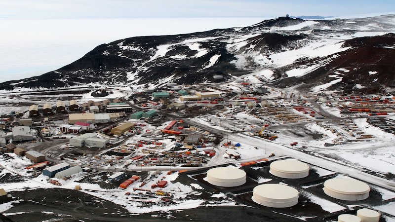 La base McMurdo en Antarctique