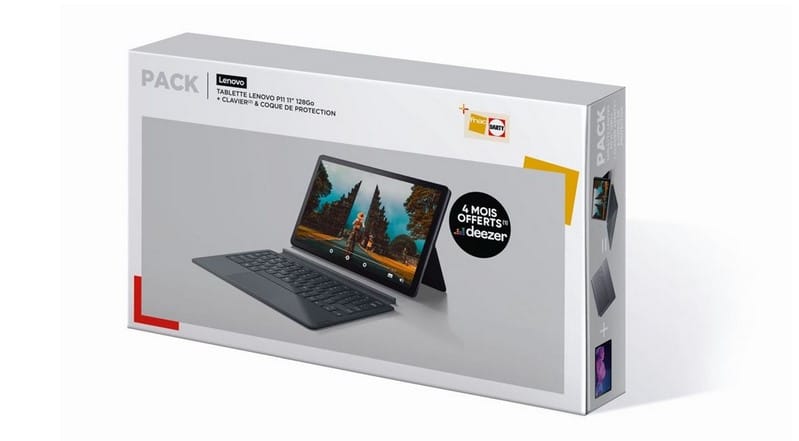 Image 1 : Le pack tablette Lenovo Tab P11 + le clavier + la coque est à un prix imbattable de 269,99 €
