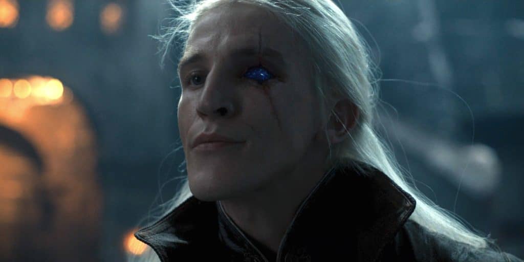 House of the Dragon pourquoi Aemond a un il bleu similaire a celui des Marcheurs Blancs