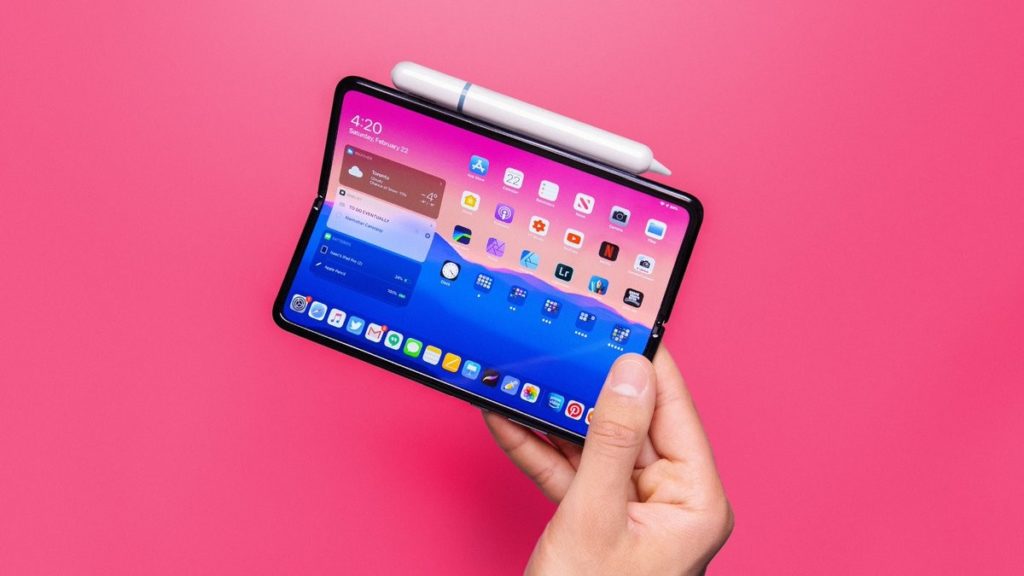 Un concept d'iPad pliable