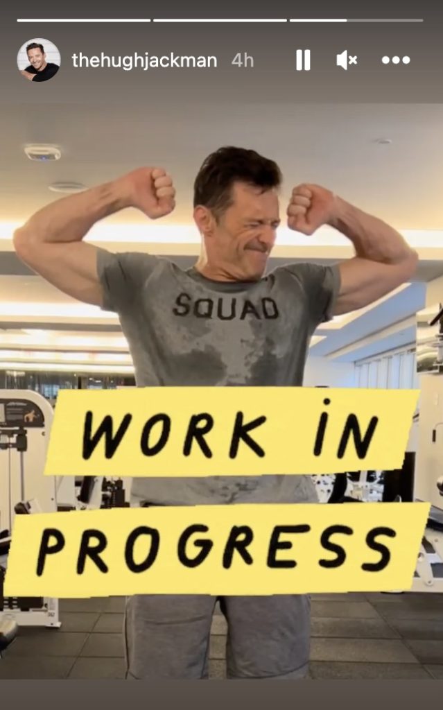 Hugh Jackman se prépare au tournage de Deadpool 3