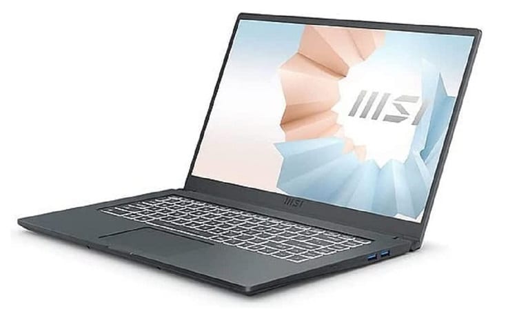 Image 1 : Le prix du MSI Modem 15 chute de 20 % chez Amazon