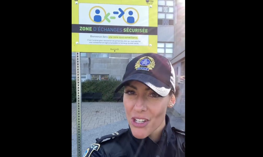 Image 1 : L'idée ingénieuse de la police québécoise pour sécuriser les transactions
