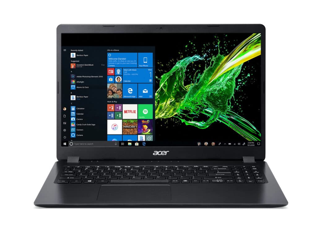 Image 1 : Black Friday : le PC portable Acer Aspire 3, pour la bureautique du quotidien, à 399,99 € avec souris et housse !