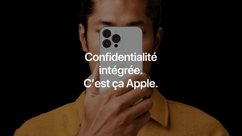 Apple met en avant la confidentialité des utilisateurs
