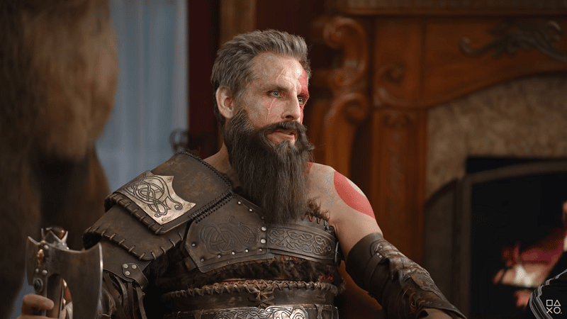 Ben Stiller déguisé en Kratos