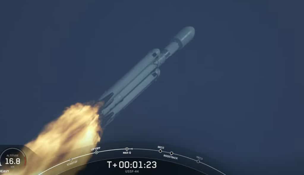 Image 1 : Revivez en vidéo le lancement de la Falcon Heavy, la fusée la plus puissante du monde