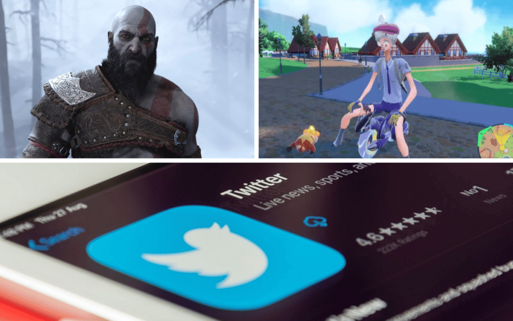 Image 1 : Le problème de God of War Ragnarök, Pokémon Écarlate et Violet se fait pulvériser par la critique, Twitter devient fou : c'est le récap