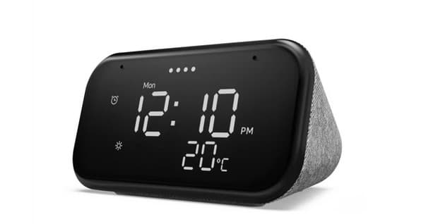 Image 1 : L'assistant vocal Lenovo Smart Clock Essential est à prix mini avant le Black Friday