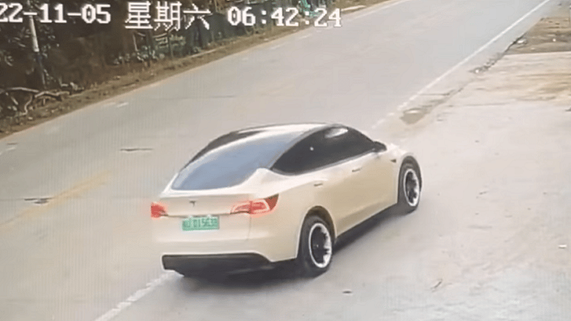 La Tesla Model Y impliquée dans l'accident mortel en Chine